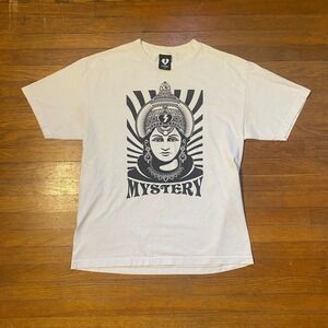 Y2K 2000s Mystery Skateboards Graphic T Shirt Mens M